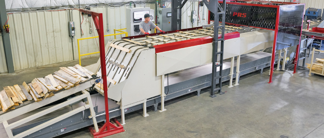 Advanced Automation to the Rescue: New optimized trim saw lines for cutting recycled pallet components address a convergence of industry challenges.