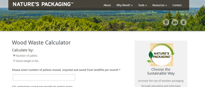 Coming into Focus: Nature?s Packaging Calculator Is Useful Tool for Showing Customers How Using Wood Cuts Carbon Emissions