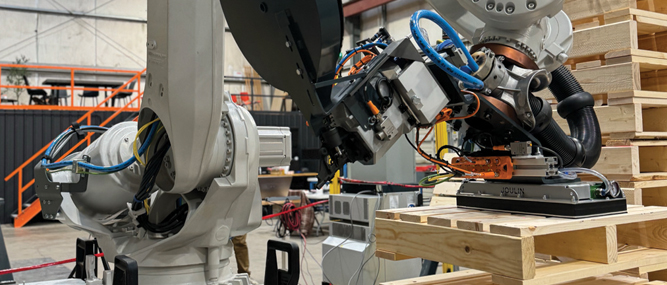 Supplier Spotlight: Canopy Lumber Products Partners with 7robotics to Implement Innovative Robotic Pallet Building System